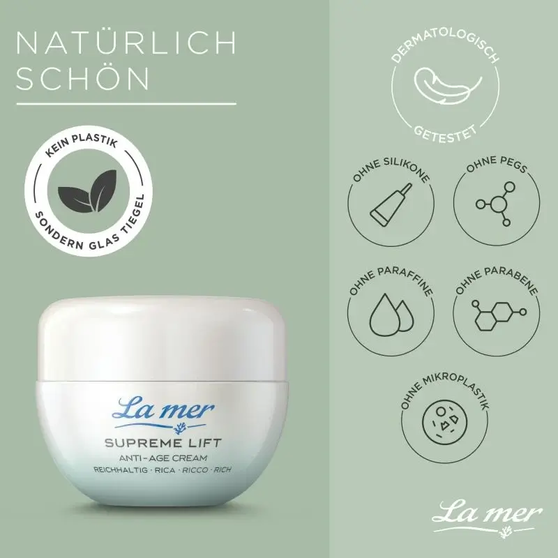 La mer Supreme Lift Anti-Age Cream Reichhaltig 50 ml