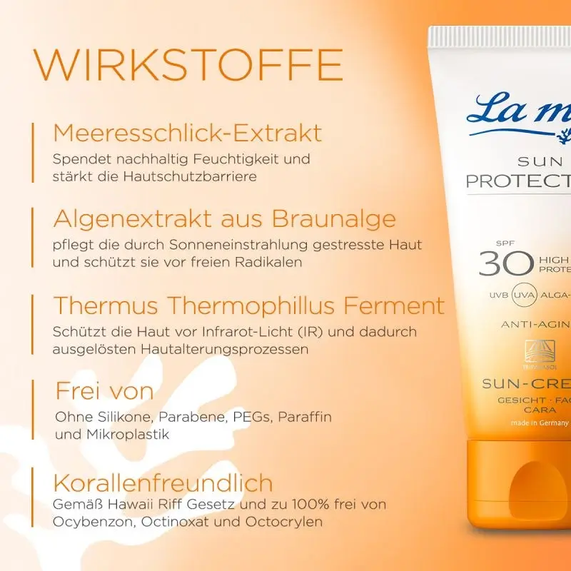 La mer  Sun Protection Sun Cream LSF 30 Gesicht 50 ml