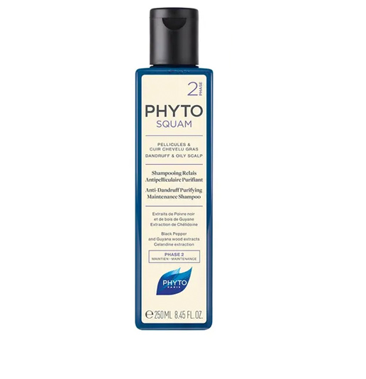 Phyto Phytosquam Anti Schuppen Tiefenreinigendes Shampoo 250 ml