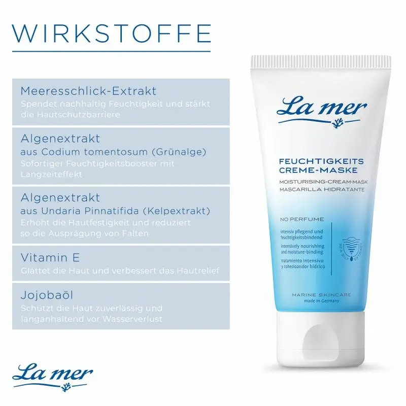 La mer Feuchtigkeits-Creme-Maske 50 ml