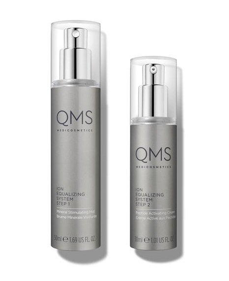 qms medicosmetics advanced ion equalizing system 2 step night routine 50ml 30ml