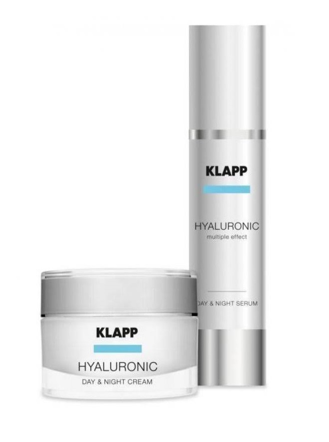 klapp hyaluronic set day night cream serum