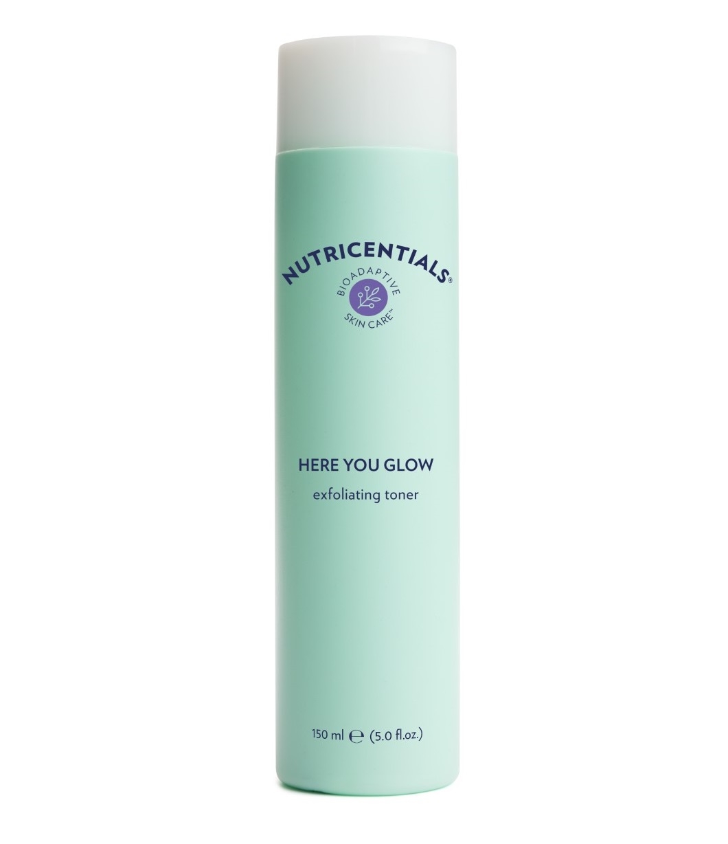 nu skin nutricentials here you glow exfoliating toner 150 ml
