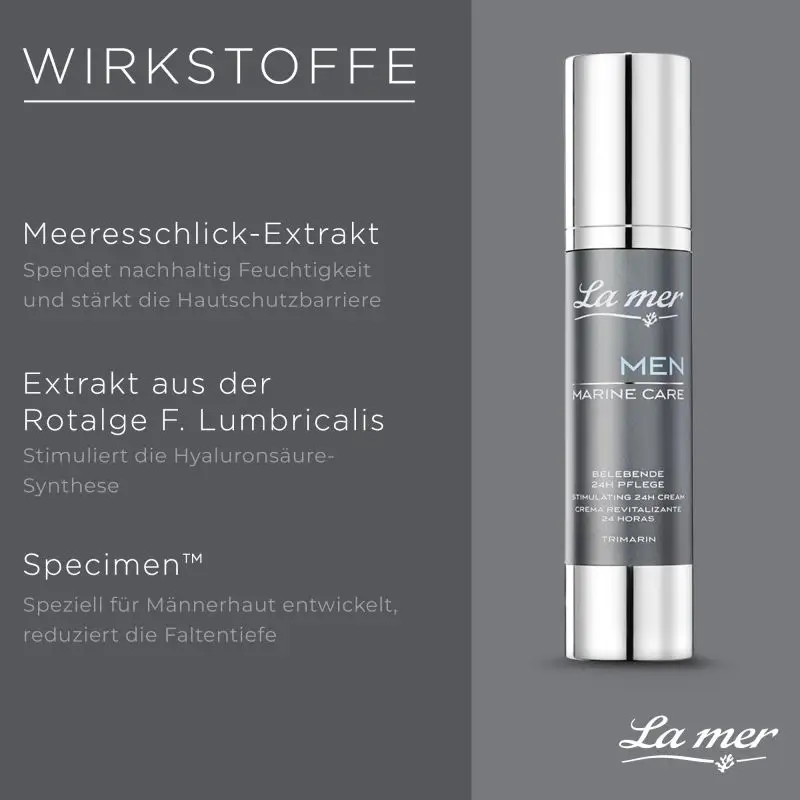 La mer Men Marine Care Belebende 24h Pflege 50 ml