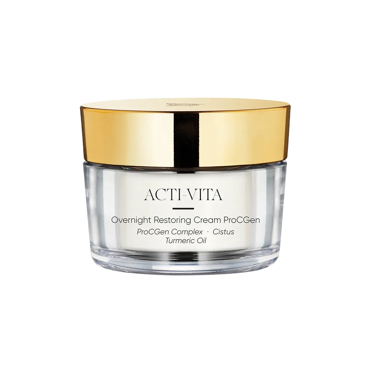 Monteil Acti-Vita Overnight Restoring Creme ProCGen – Feuchtigkeitsspendende Creme für reife Haut – 50 ml Tiegel