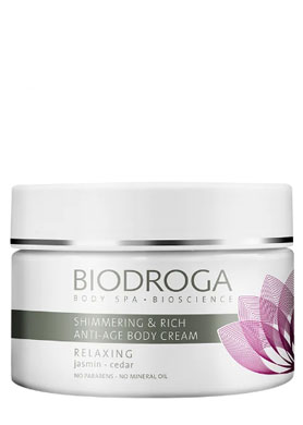 Biodroga Body Relaxing Shimmering & Rich Anti-Age Body Cream 200 ml