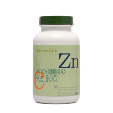 Nu Skin Pharmanex Vitamin C + Zinc 60 Kautabletten
