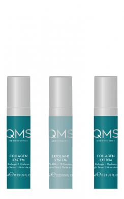 QMS Medicosmetics Collagen + Exfoliant Set Medium 3x7ml