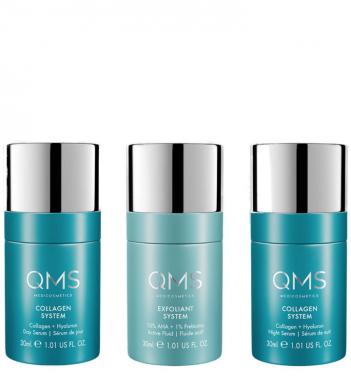 QMS Medicosmetics Collagen + Exfoliant Set Strong 3x30 ml