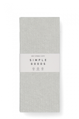 Simple Goods Sponge Cloth Grey