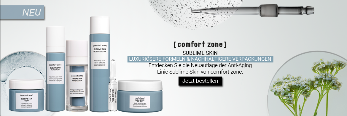 NEW IN: COMFORT ZONE SUBLIME SKIN